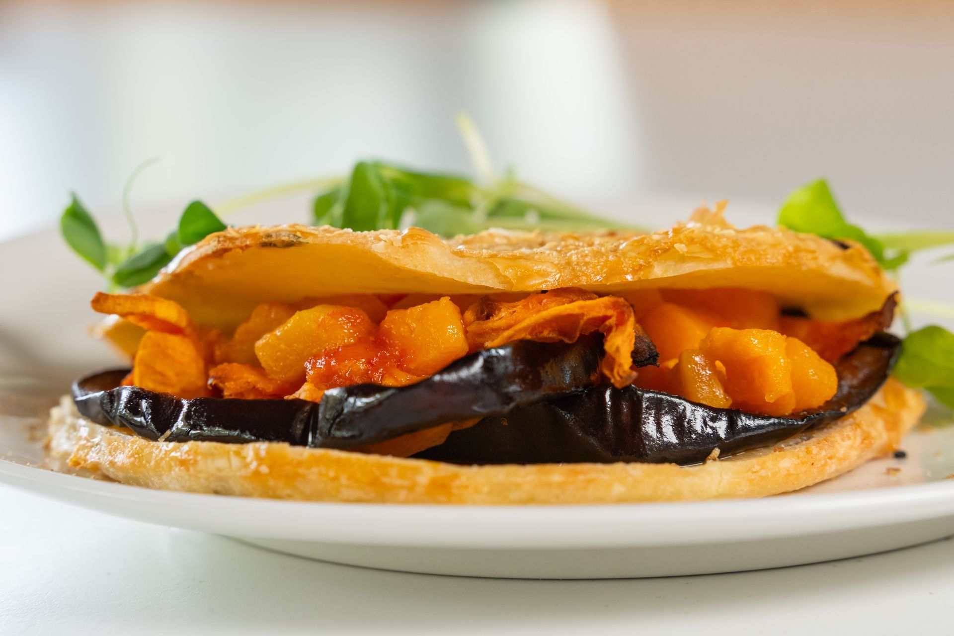 Sandwitch on a plate — My Rainbow Bakery, Cafe & Catering in Cannonvale, QLD