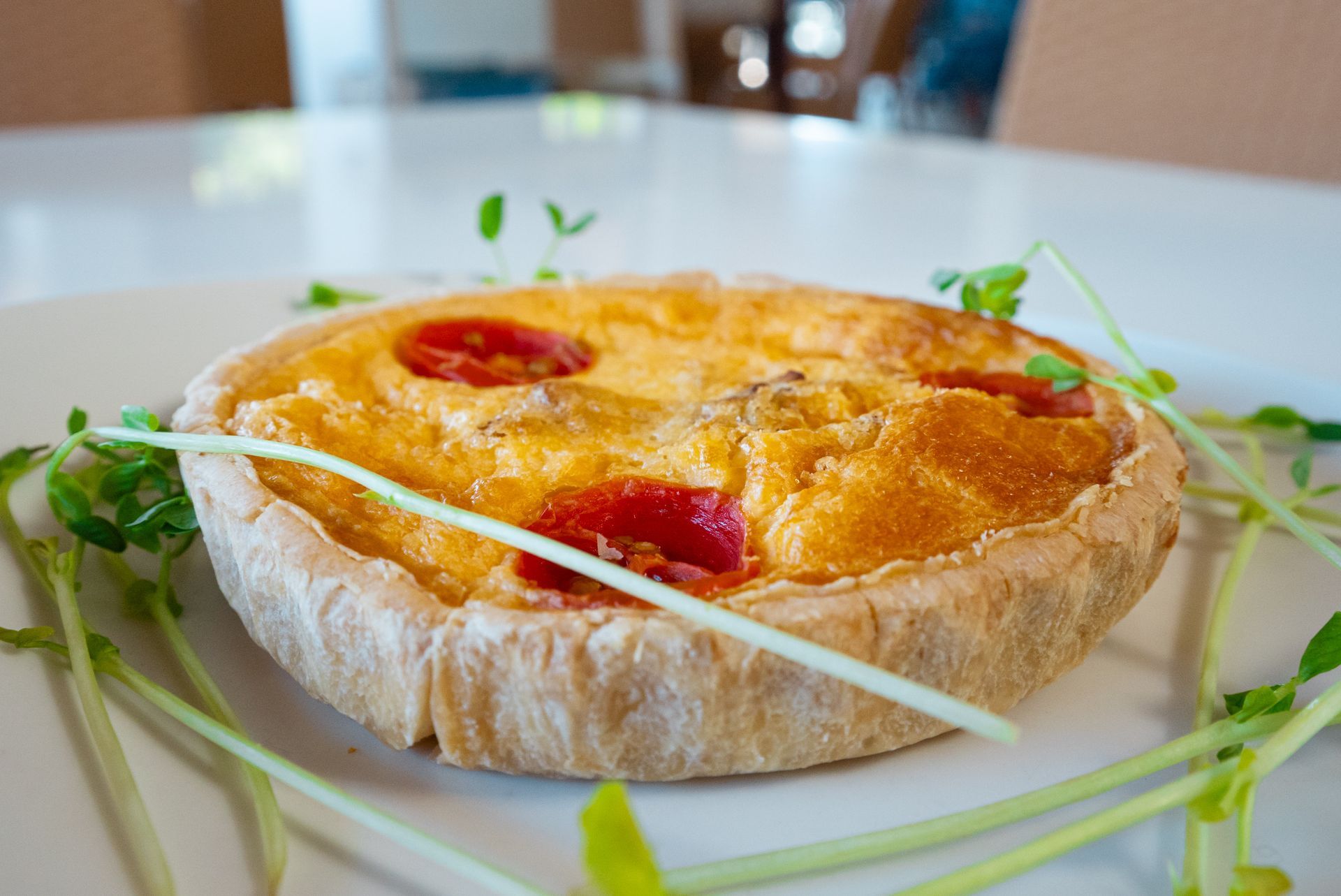 Quiche on a plate — My Rainbow Bakery, Cafe & Catering in Cannonvale, QLD