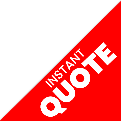 Red diagonal banner with white text reading “INSTANT QUOTE”