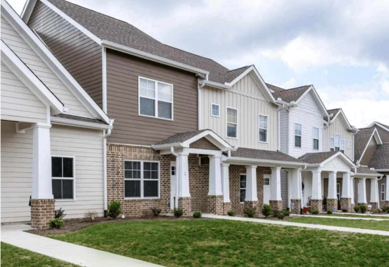 exterior model of Ashland Place residential development