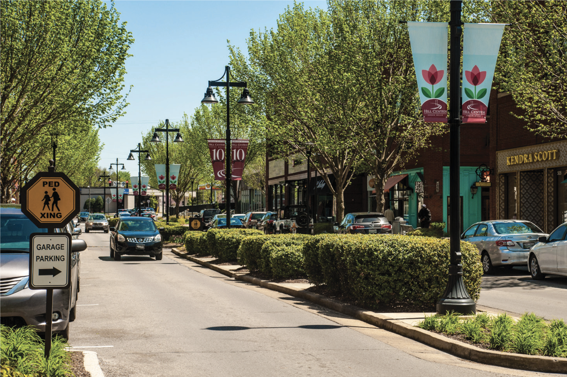 Hill Center shopping complex in Green Hills, Nashville Tennessee