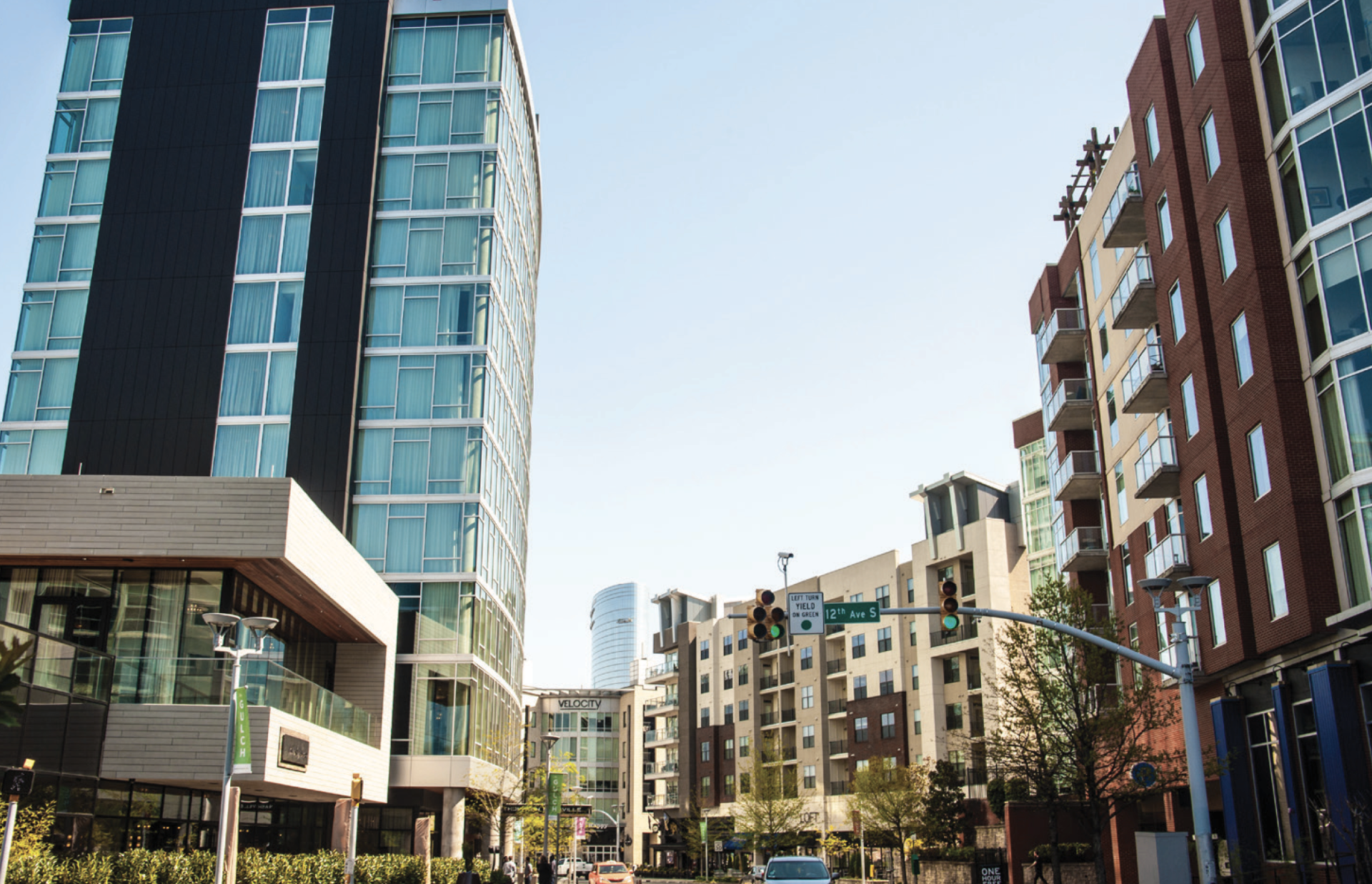 street view of The Gulch, Nashville Tennessee