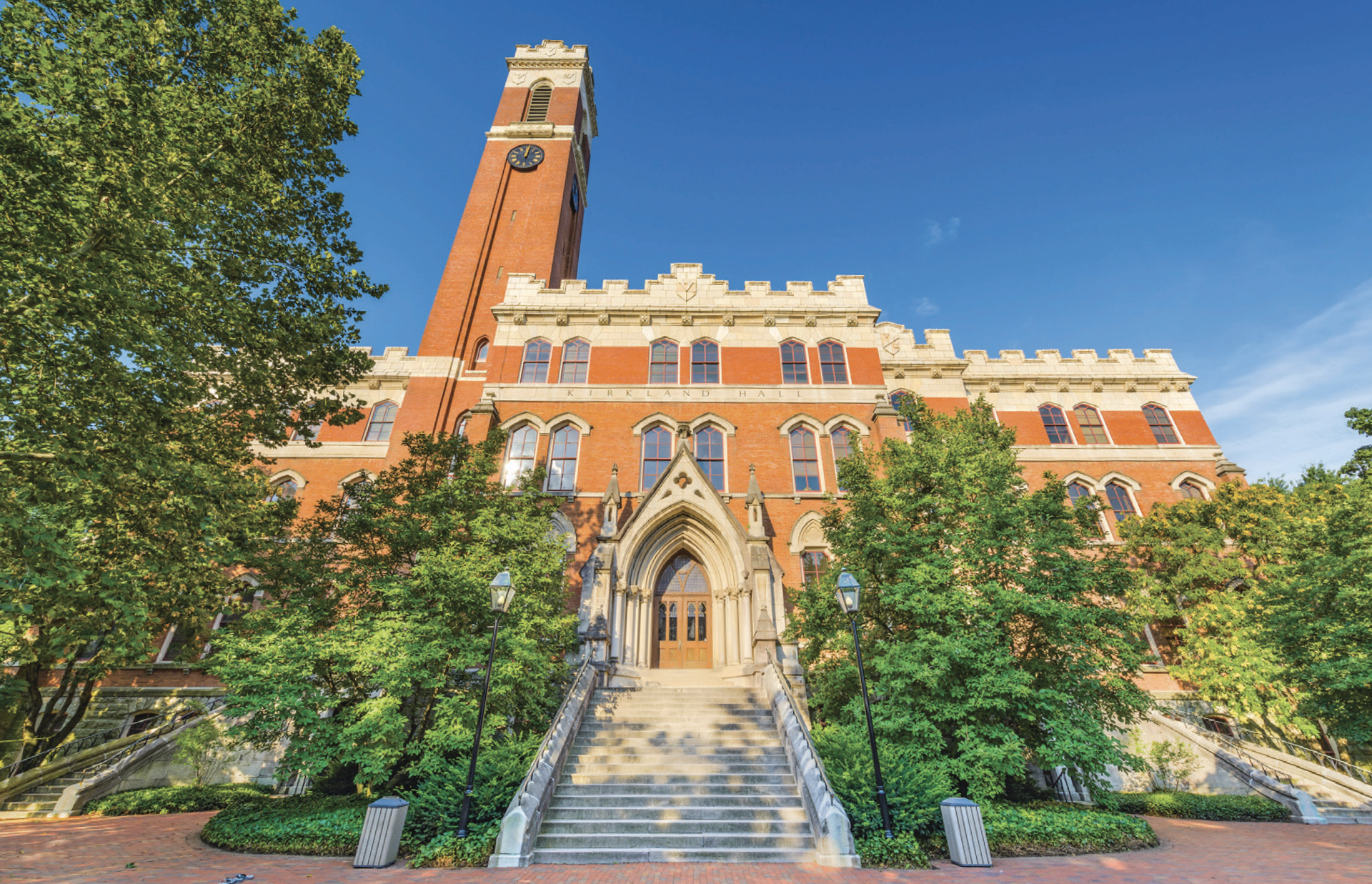 Vanderbilt University campus building in Nashville's midtown neighborhood