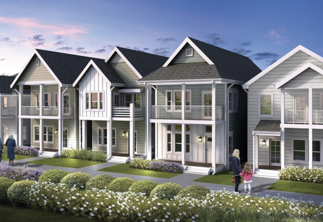 exterior model of Elliot Germantown residential development