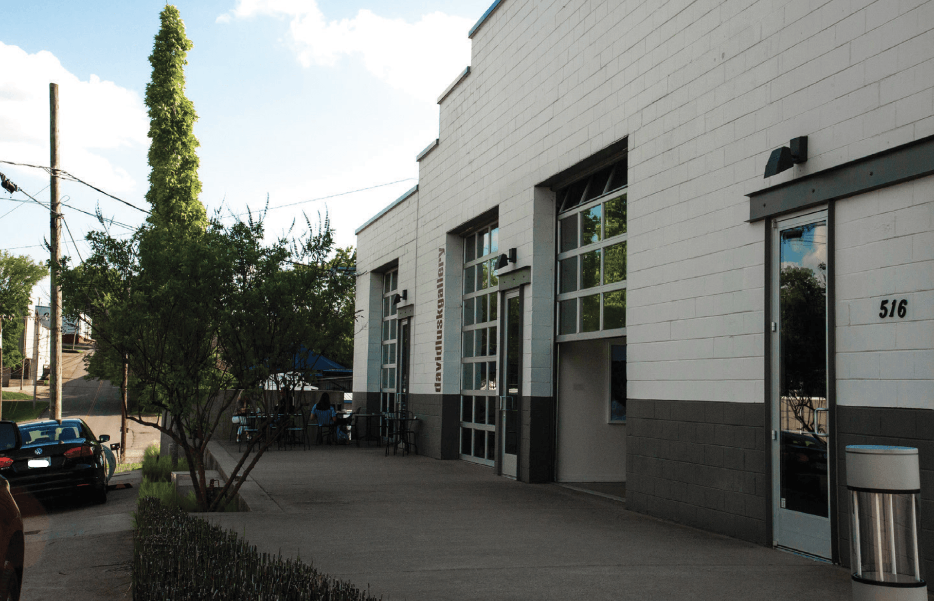 art gallery building in Nashville's Wedgewood Houston neighborhood