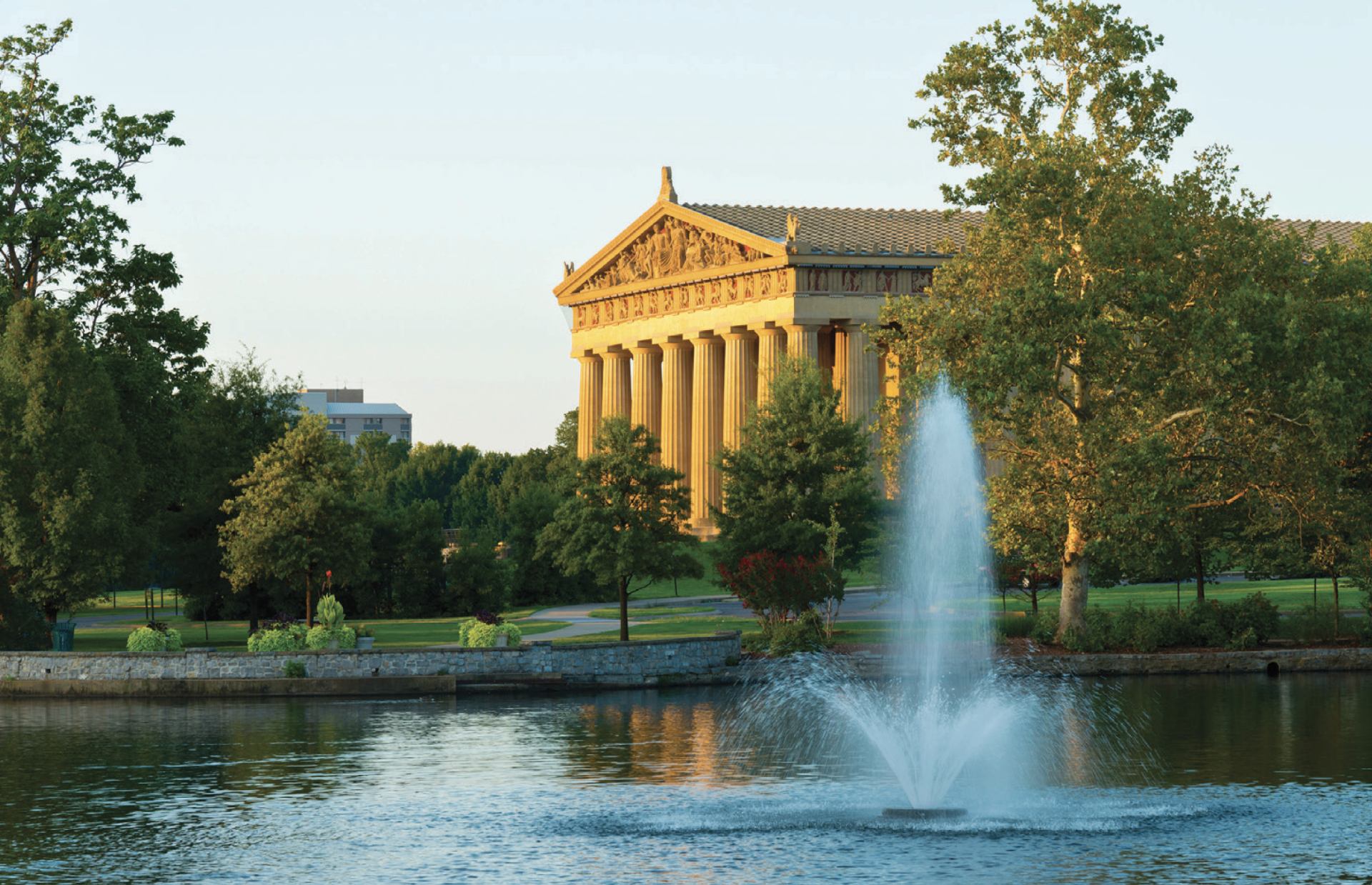 Centennial Park Parthenon in Nashville's West End neighborhood