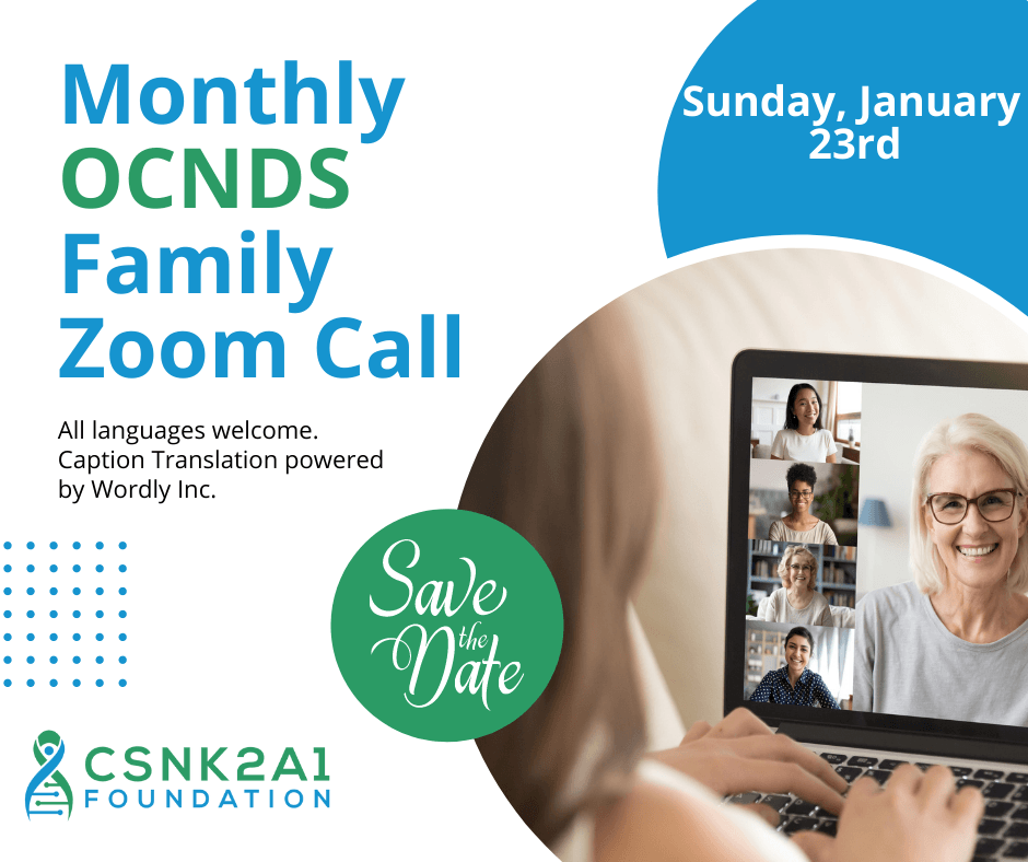 CSNK2A1 Foundation Monthly Family Zoom Jan 2022 CSNK2A1 Foundation Monthly Family Zoom Jan 2022