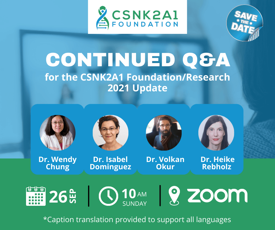 Simons Searchlight/CSNK2A1 Foundation Q&A Simons Searchlight/CSNK2A1 Foundation Q&A