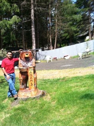 Carved Wood Bear Design — Shelton, WA — Beko's Trees LLC & Wood Carving