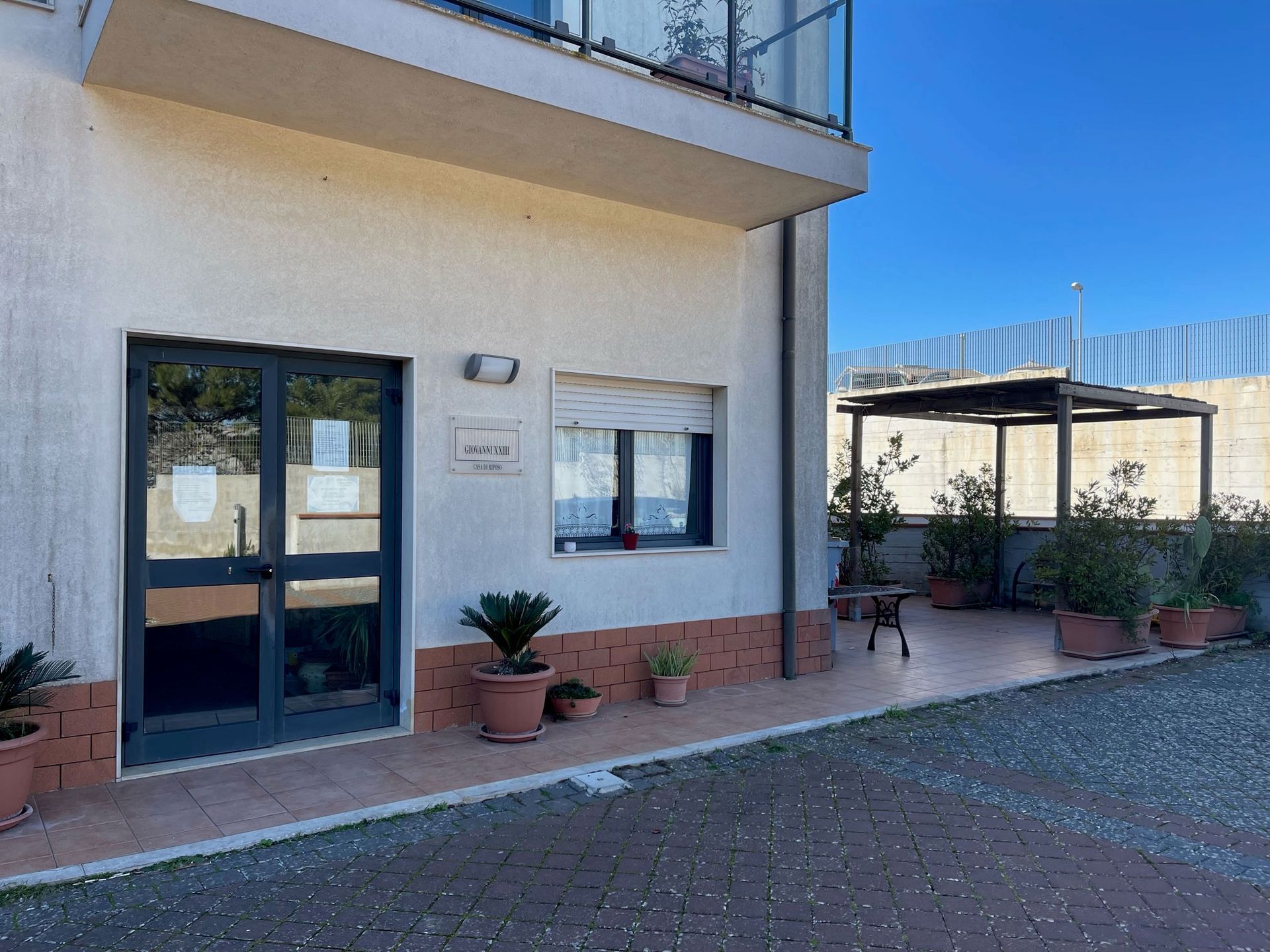 Esterno della casa di riposo