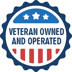 Veteran owned and operated badge Icon