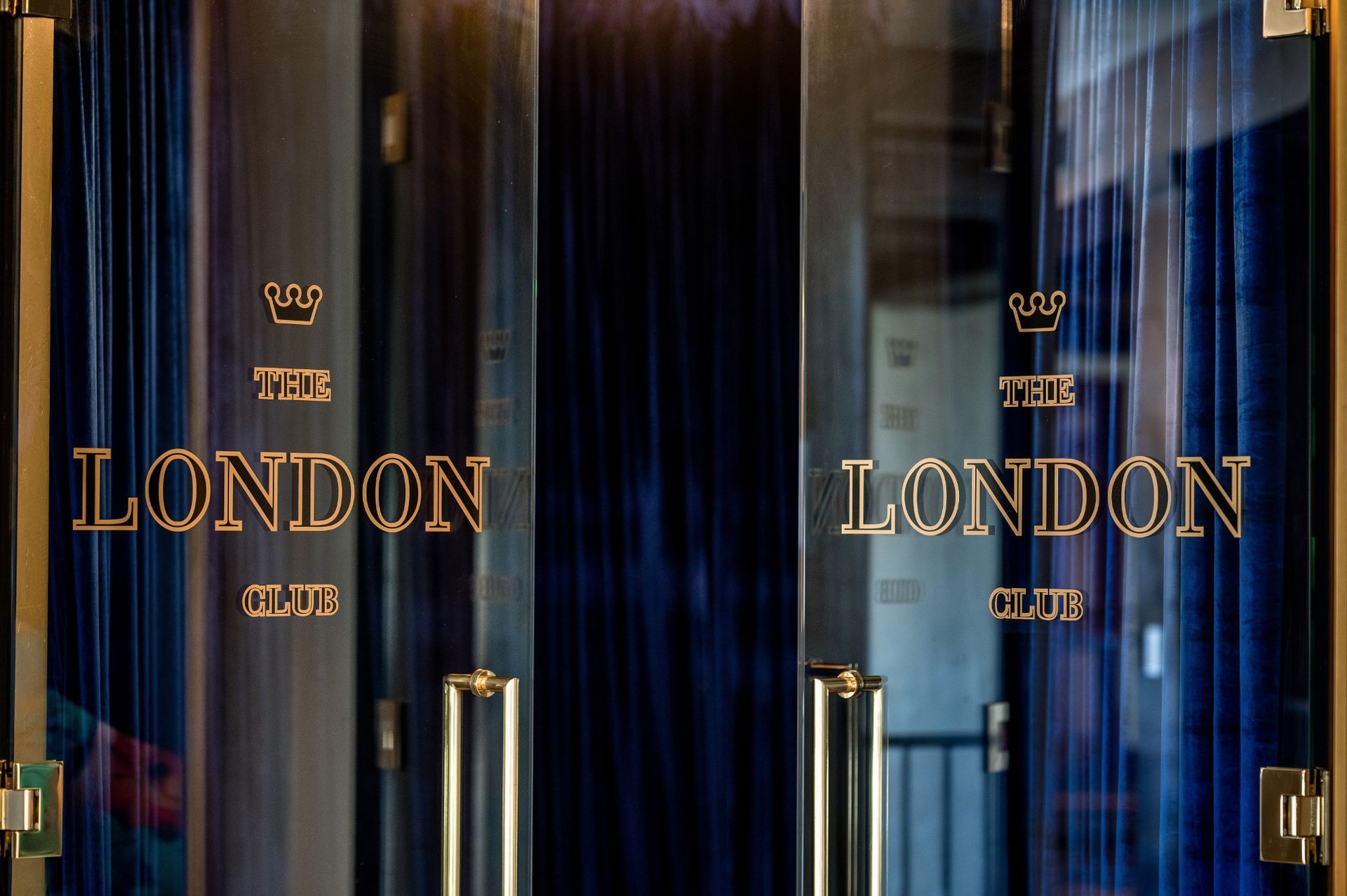Glass doors with 