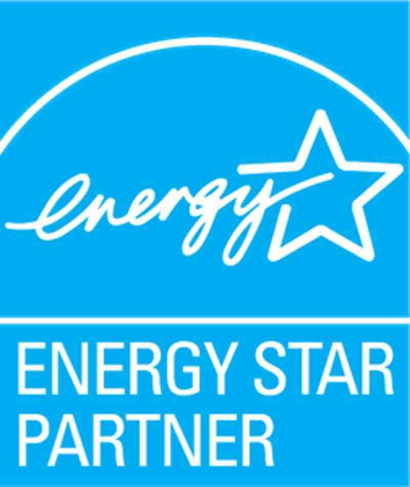ENERGY STAR Partner logo in blue and white with a star icon