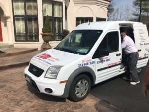 AAA Service Truck in driveway