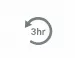 Gray circular arrow icon with “3hr” text inside, indicating a 3-hour time setting or refresh interval
