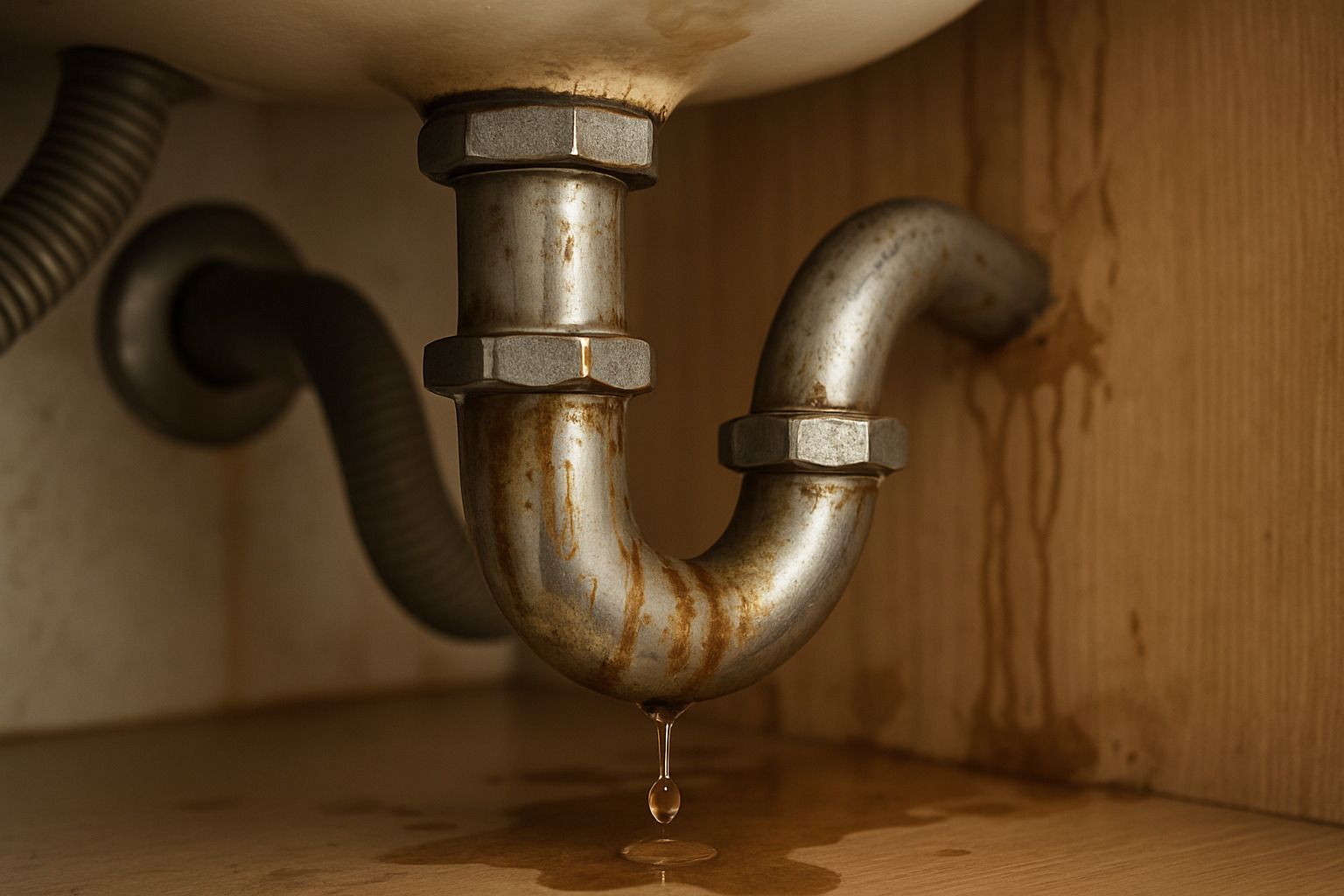 leaky pipes