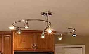 replacing track lighting with flush mount