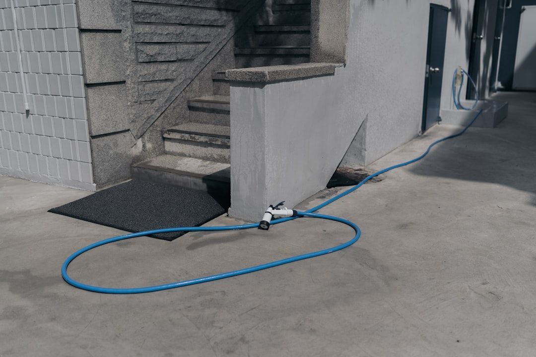 water softener drain line installation