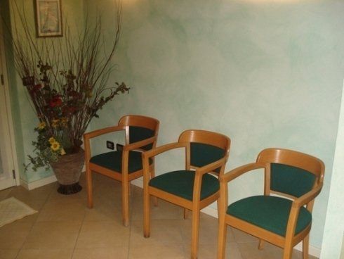 sala di attesa studio dentistico Bonafini
