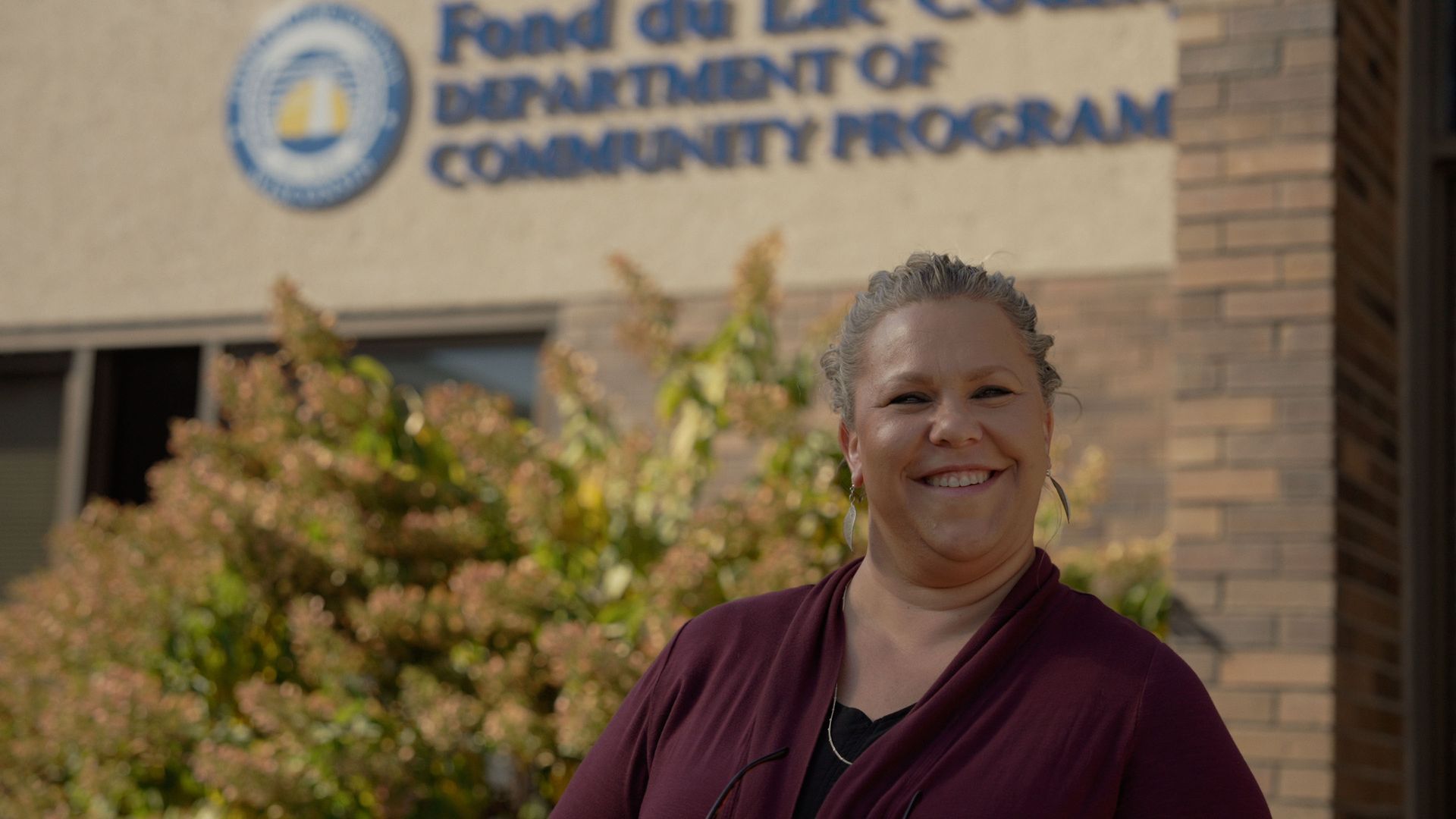Fond du Lac County Community Programs team member featured in a public awareness video promoting recovery and mental health awareness.