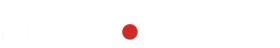 Red dot centered on a white background with a thin gray line below
