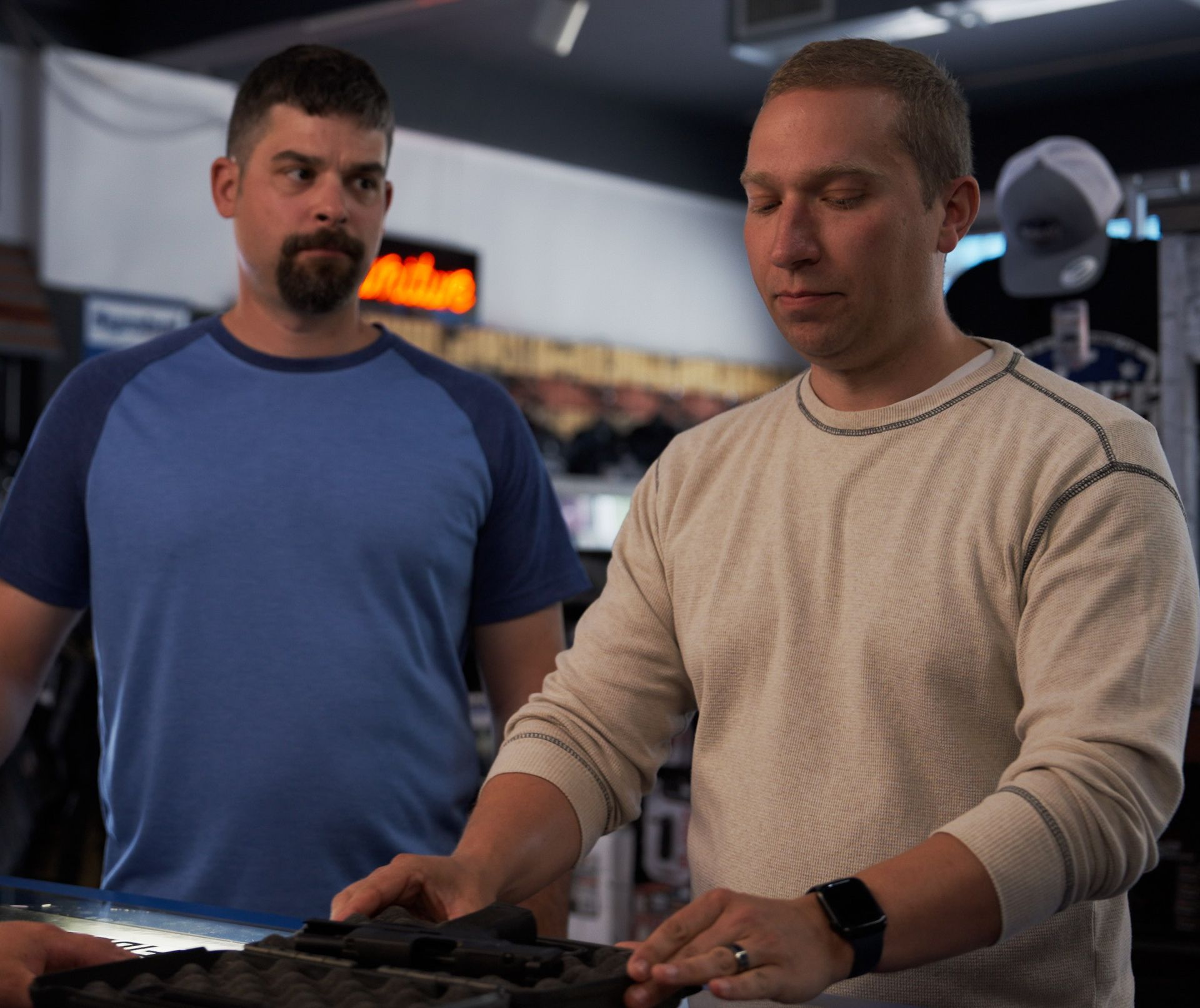 Veteran featured in a public safety and firearm awareness campaign produced through cinematic video storytelling.