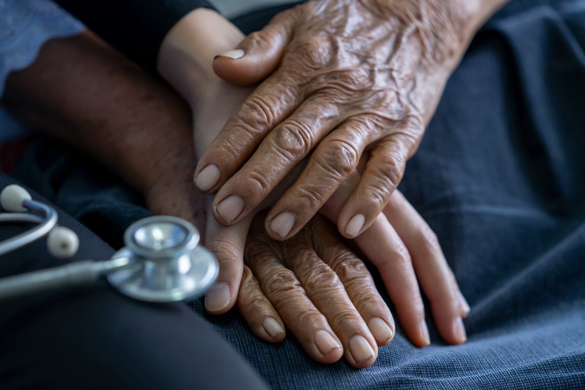 Elderly Hands — Greenwood, SC — Digestive Disease Group