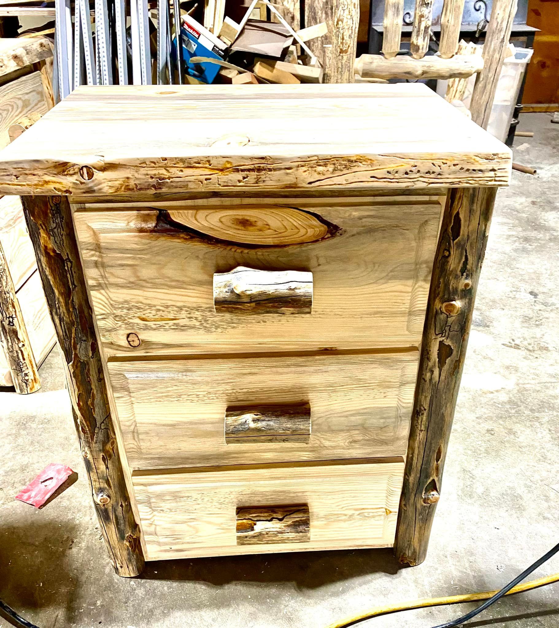 wooden dresser