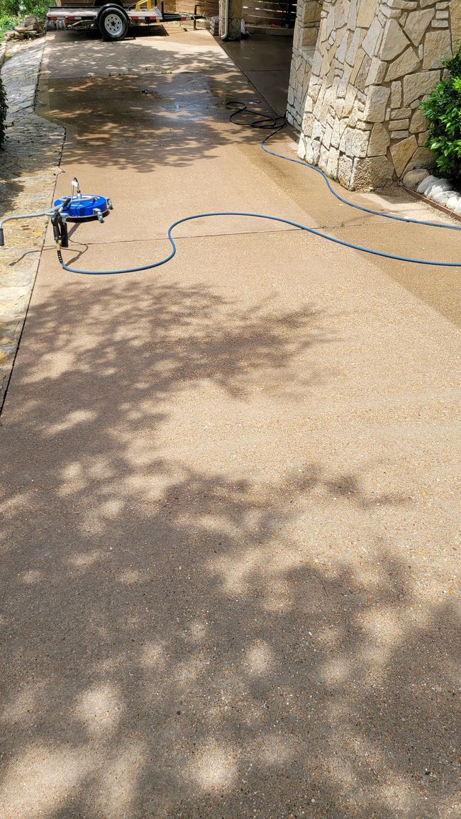 Driveway Pressure Washing