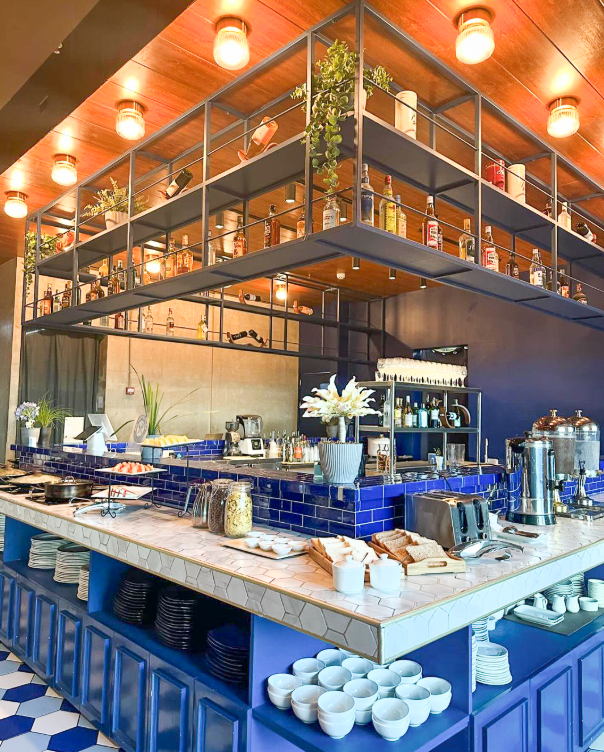 Interior of Blu Fox Bistro in Y2 Residence Hotel