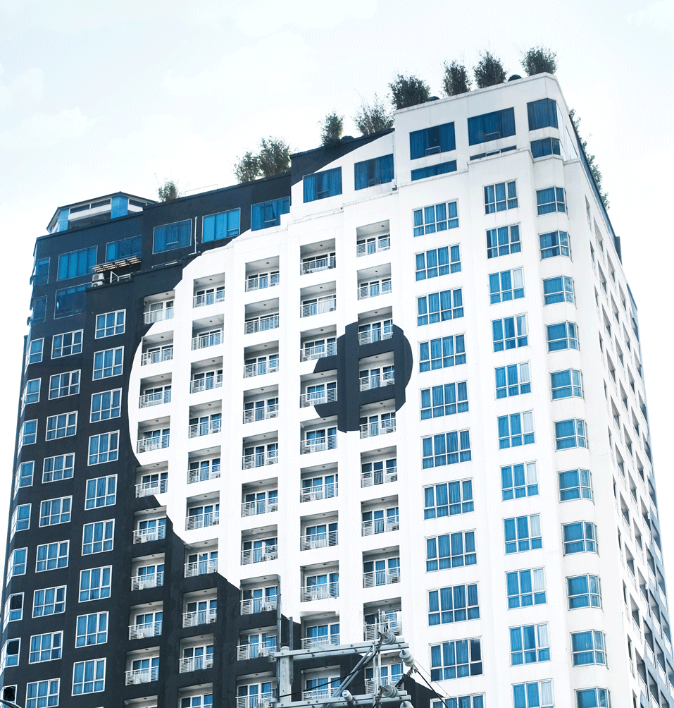 Y2 Residence Hotel modern high-rise building with balconies in Makati