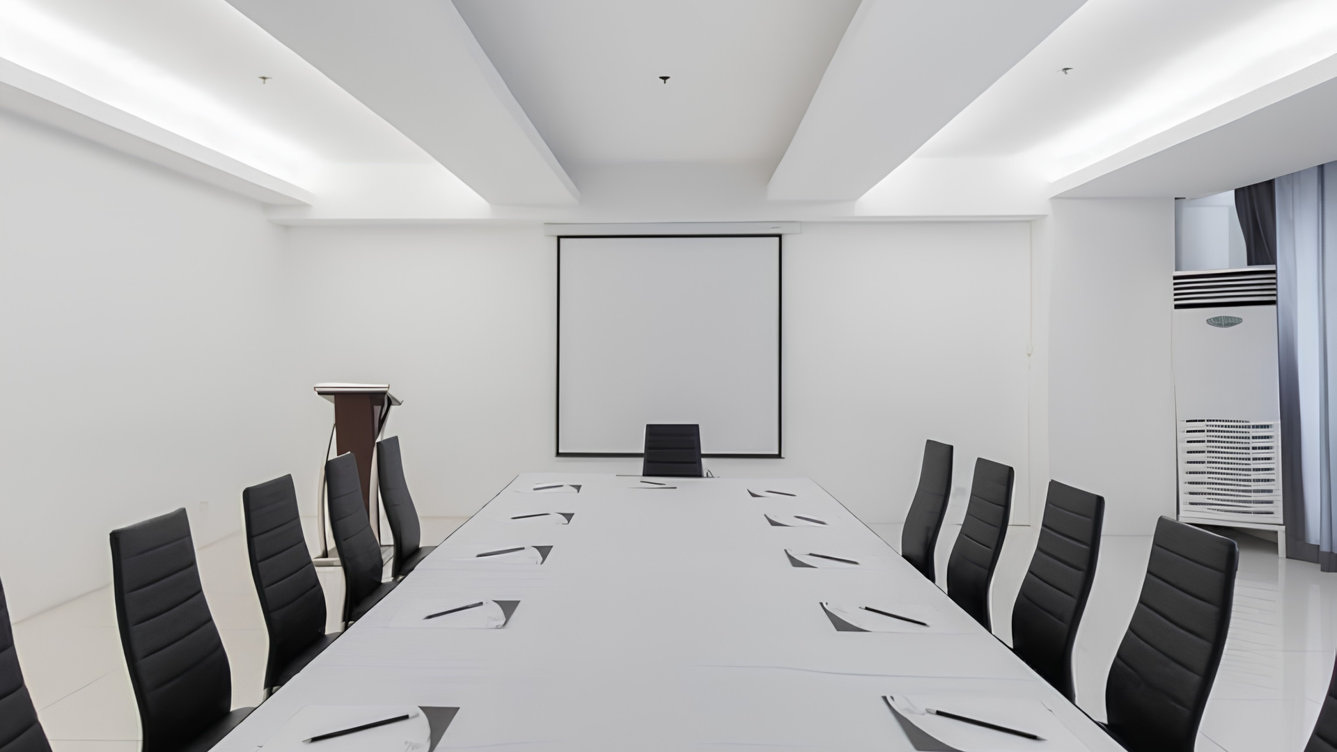 Boardroom setup for corporate offsite at Y2 Residence Hotel, Poblacion Makati