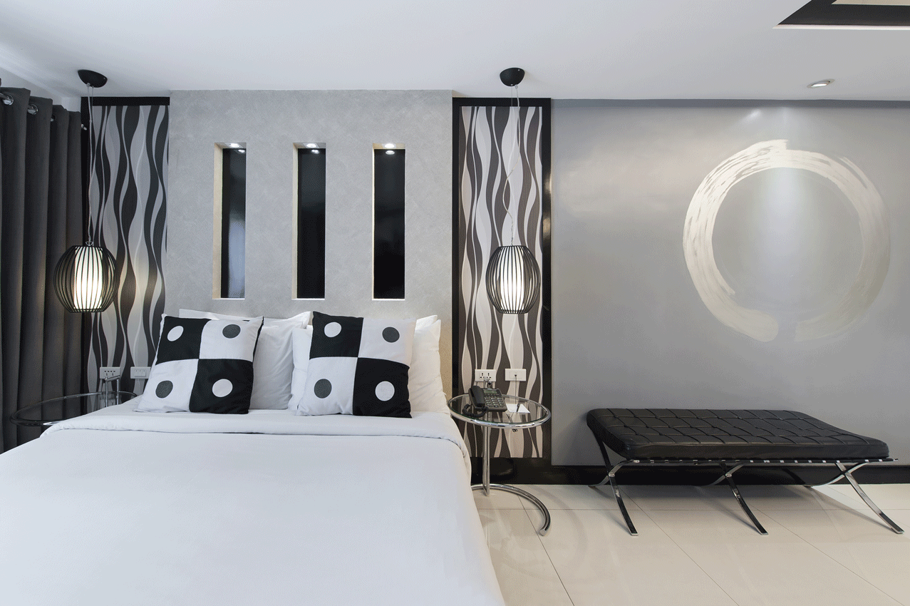 Studio Deluxe with queen bed and kitchenette at Y2 Residence Hotel, Makati