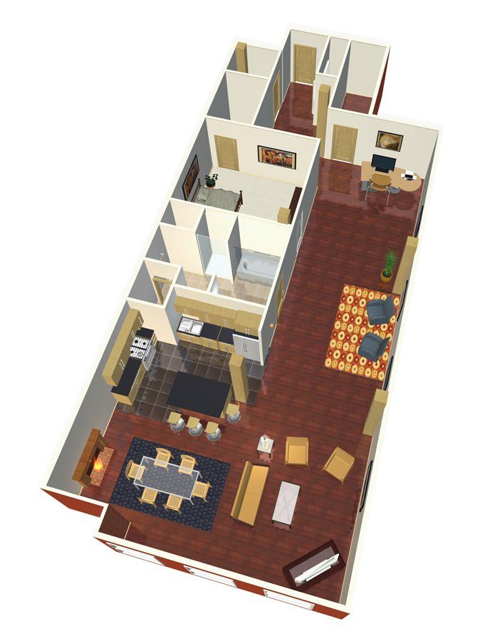 1 Bed, 1 Bath