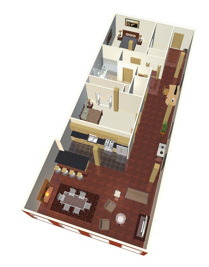 2 Bed, 1 Bath