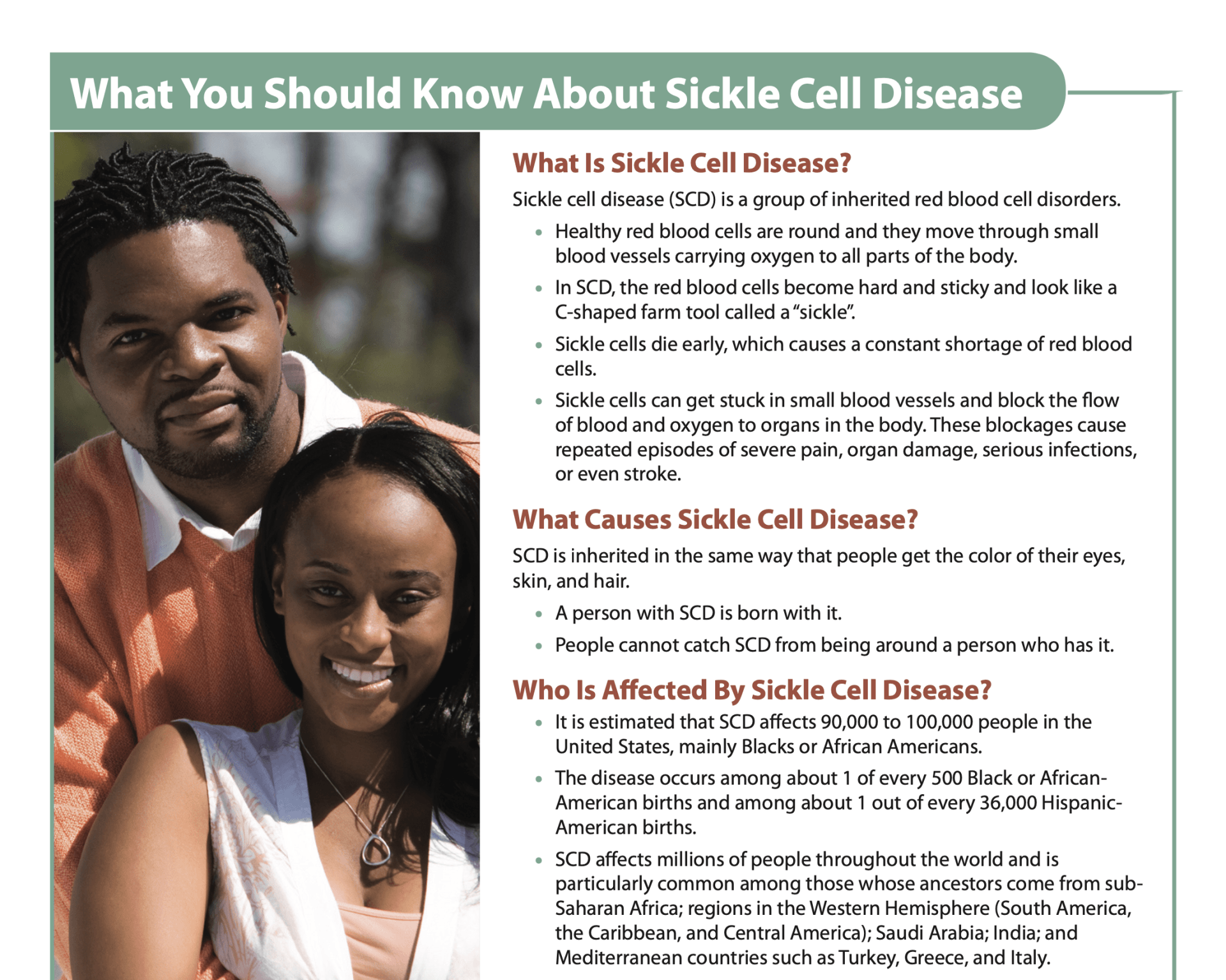 Sickle Cell brochure