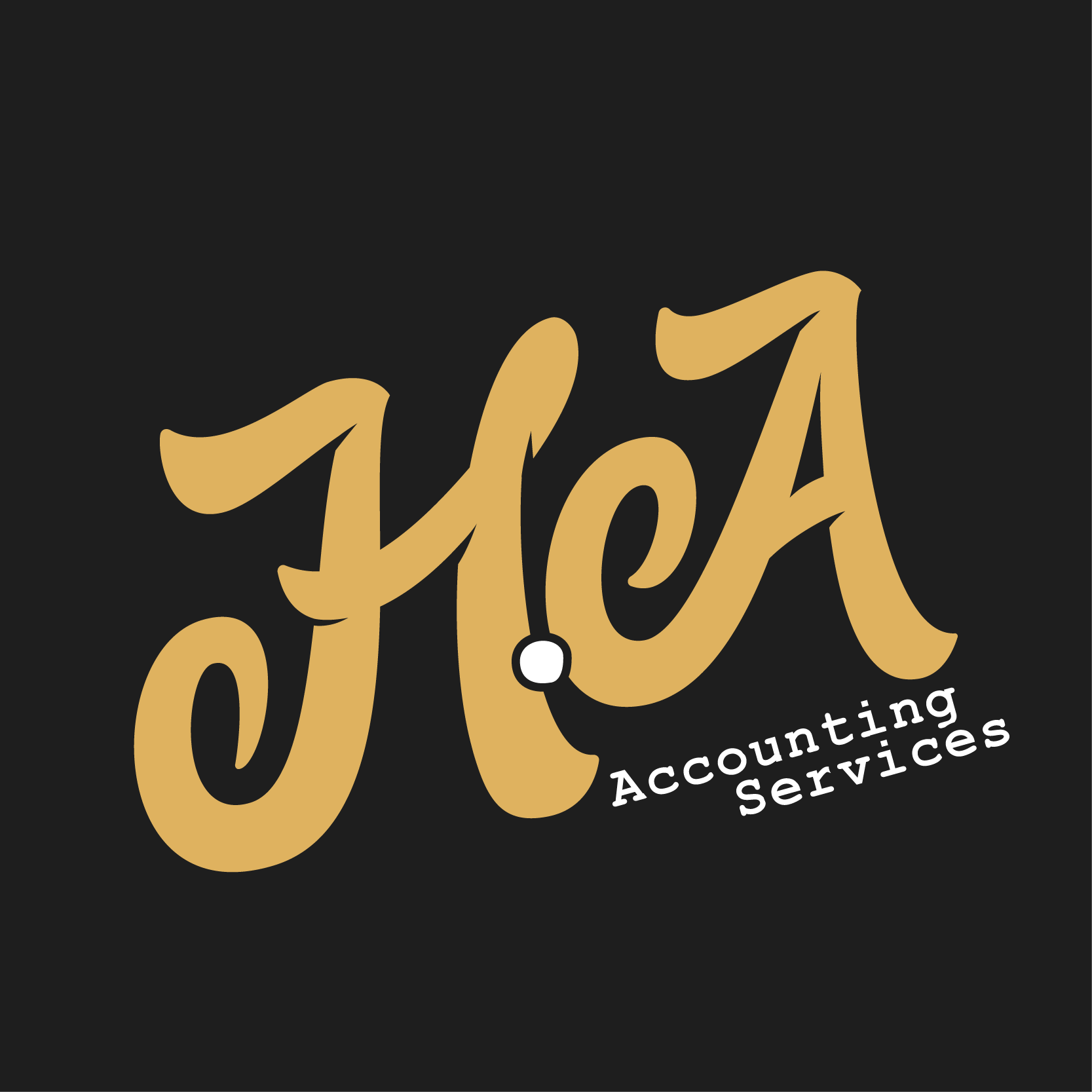 Business Logo Design by One Scarlett Digital Marketing for H.A. Accounting Services in Edmonton Alberta Business Logo Design by One Scarlett Digital Marketing for H.A. Accounting Services in Edmonton Alberta