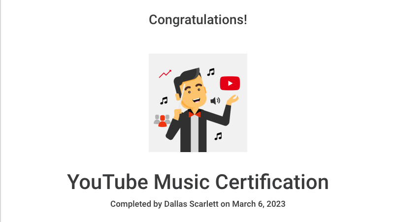 YouTube Music Certification Dallas Scarlett, One Scarlett, One Scarlett Marketing, One Scarlett Digital Marketing, Digital Marketing Edmonton, Internet Marketing Service, Best Internet Marketing Service in Canada, One Scarlett Digital Marketing, One Scarlett Marketing, Internet Marketing Service, Social Media YouTube Music Certification Dallas Scarlett, One Scarlett, One Scarlett Marketing, One Scarlett Digital Marketing, Digital Marketing Edmonton, Internet Marketing Service, Best Internet Marketing Service in Canada, One Scarlett Digital Marketing, One Scarlett Marketing, Internet Marketing Service, Social Media, Brandon Klayman, CC94, CC94.COM, WHATSO, LA Klayman, Calgary Digital Marketing, Eddy Akl, Elite Digital Marketing, EDM, Elite Promotional Marketing, Dallas Scarlett, One Scarlett, One Scarlett Marketing, Internet Marketing Service Canada, Jake Mercier, Brendan Willey, SOS Media, Wilcia Management. Wilica, Wilica Management Inc, TrustAnalytica
