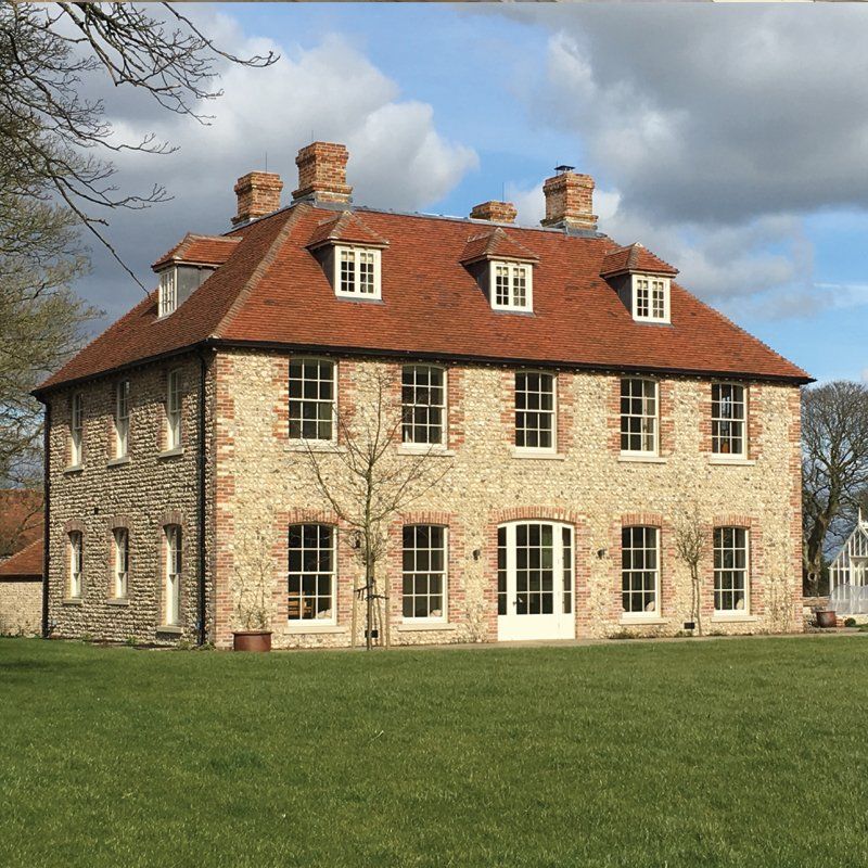 The Flint House using Lime Mortar