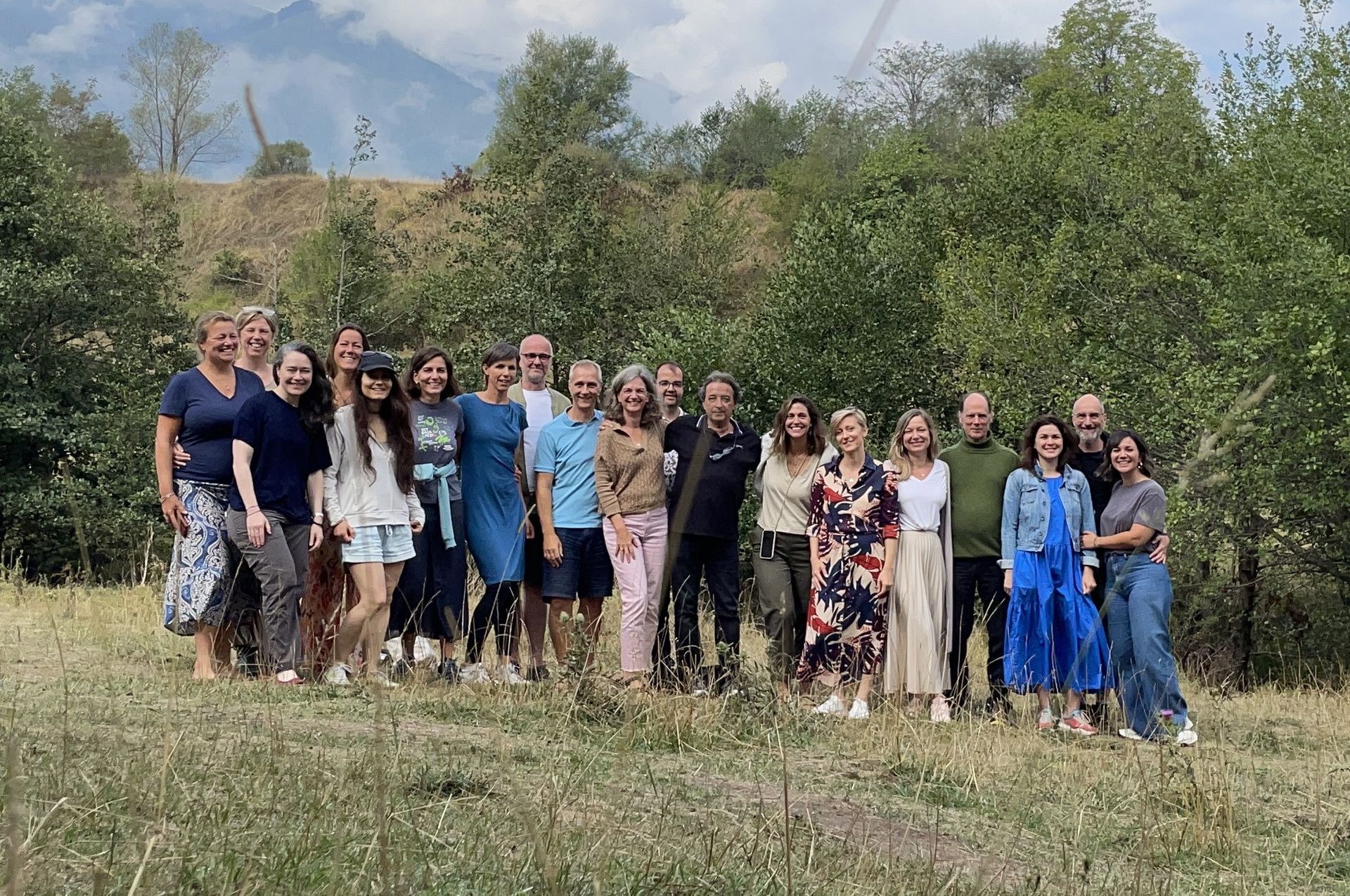 De eindfoto van de training in bulgarije