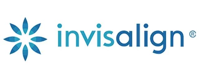 Invisalign logo with blue flower icon and lowercase wordmark