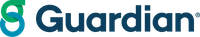 Guardian logo in blue and green with a stylized swoosh icon