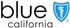 Blue California health insurance logo with blue shield and text