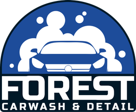 FOREST CAR WASH IN DALLAS TEXAS - BLUE ARCH LOGO