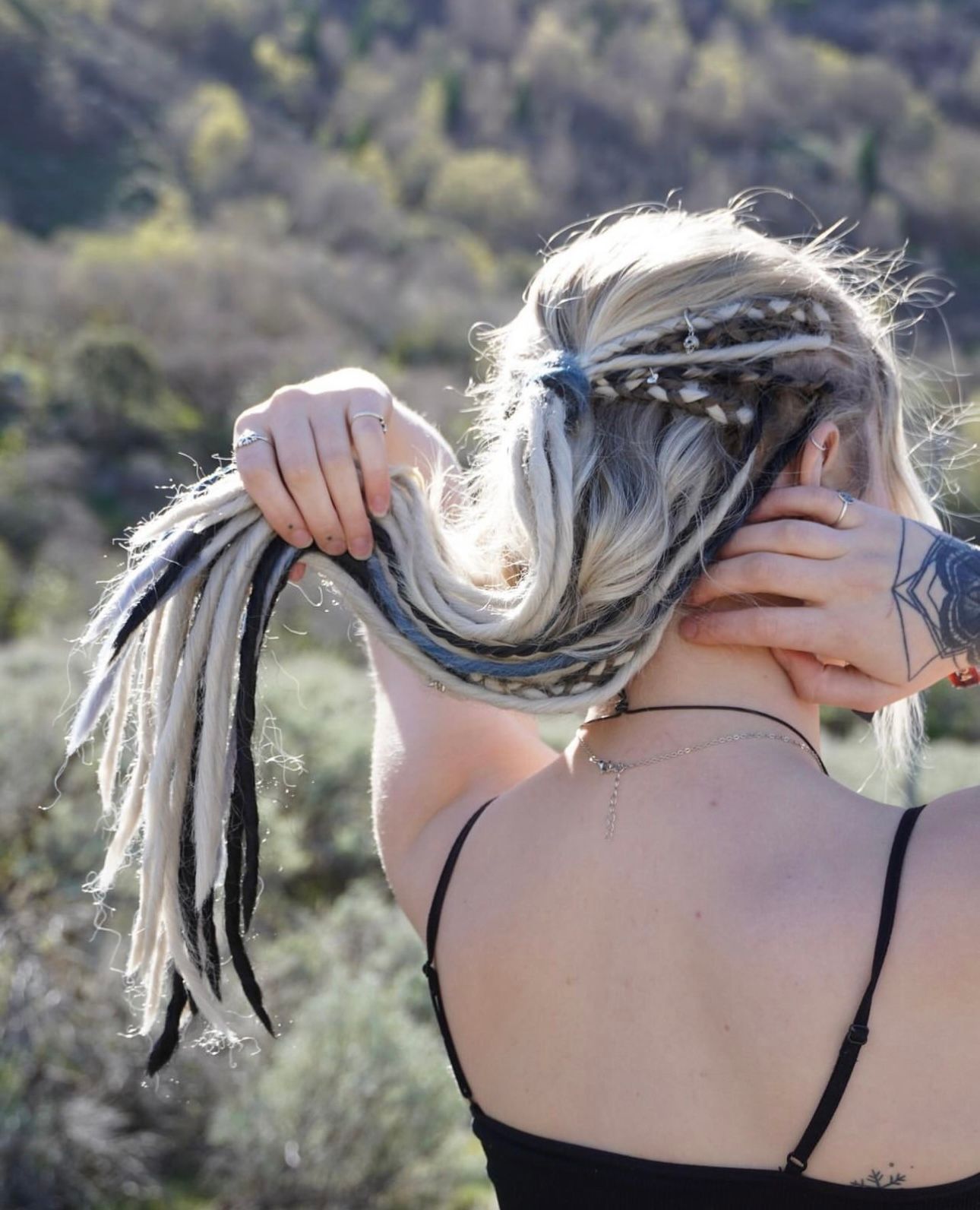 synthetic dreadlocks at Ottalaus Salon