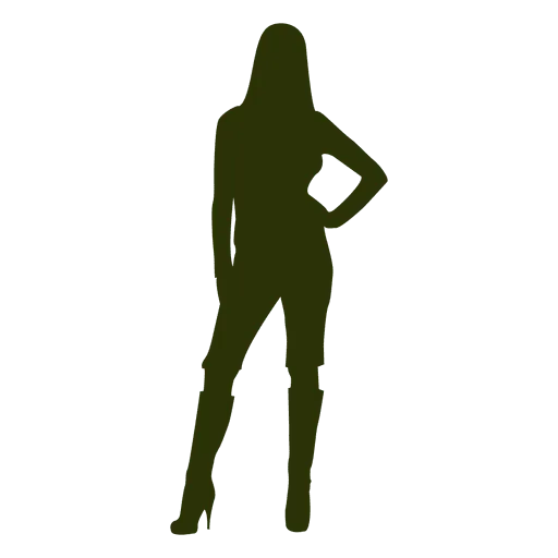 A woman in a black shirt is sitting in a black chair.