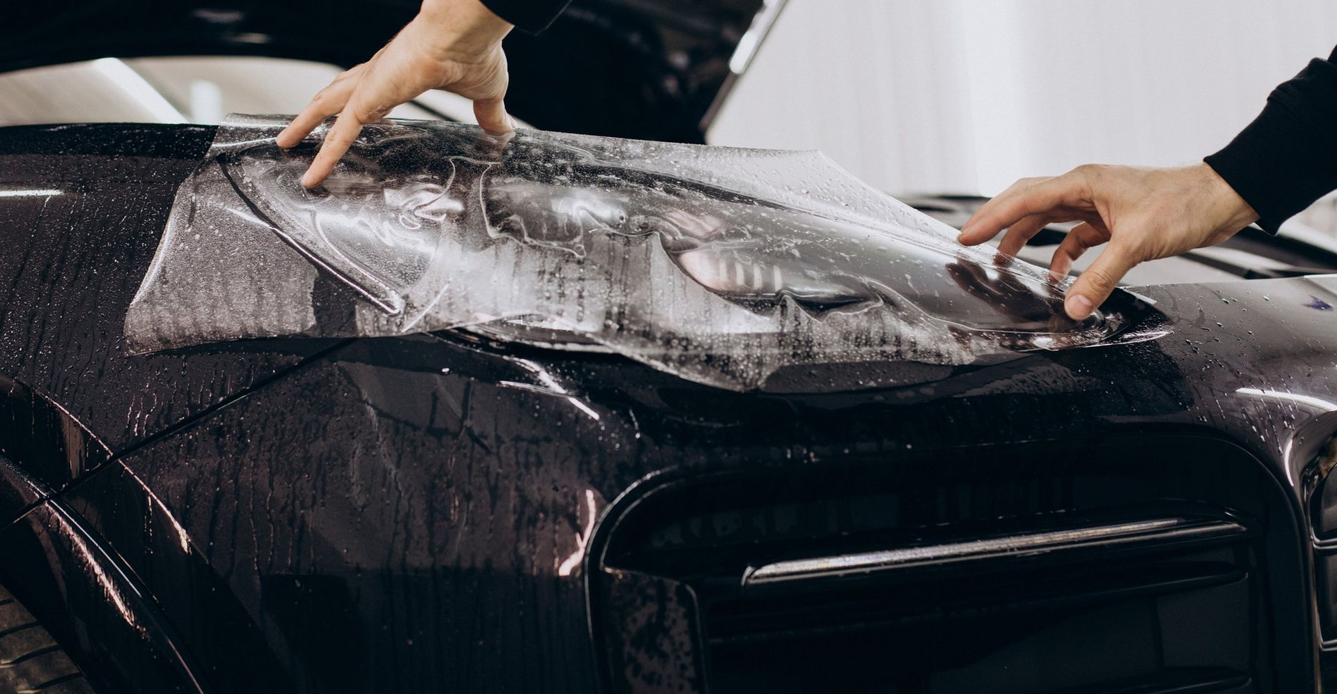 car paint protected from road debris