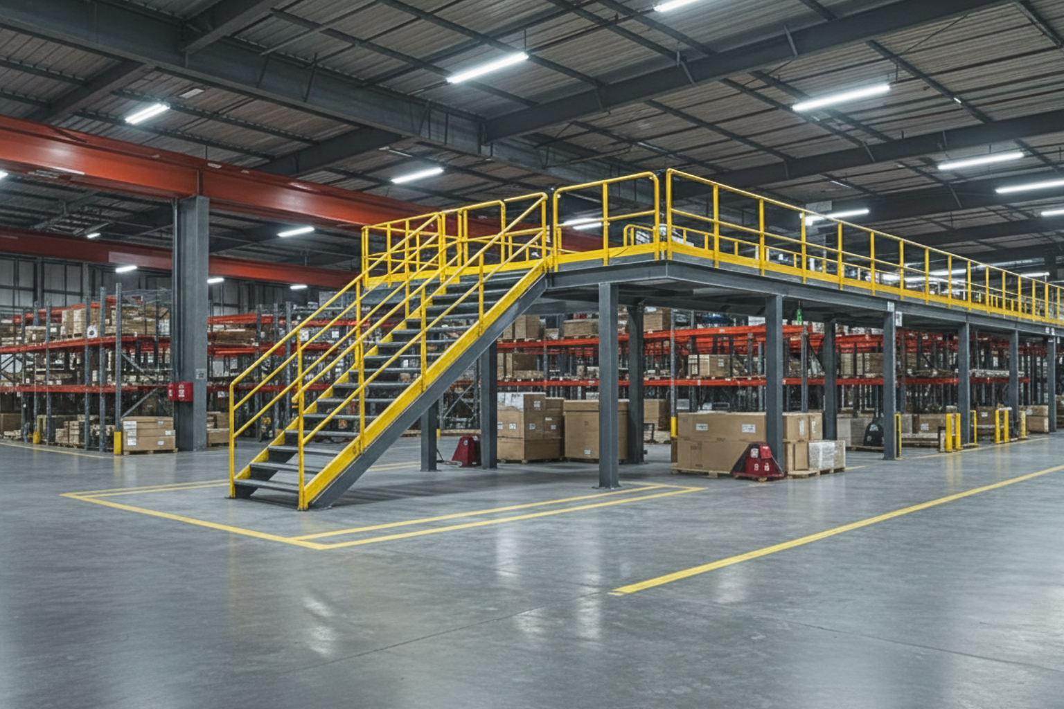 Mezzanine Floors for Warehouse Expansion in MontrEal
