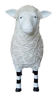 Binnenhuis schaap