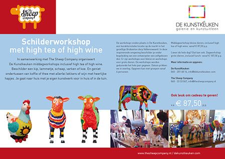 Workshop schapen schilderen